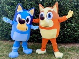 Hire Bluey and Bingo for a Party